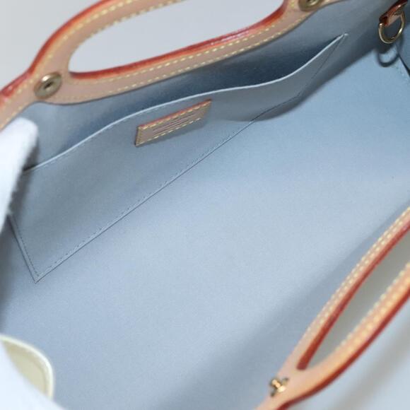 LOUIS VUITTON Monogram Vernis Roxbury Drive Hand Bag Perle M91374 - Picture 11 of 16